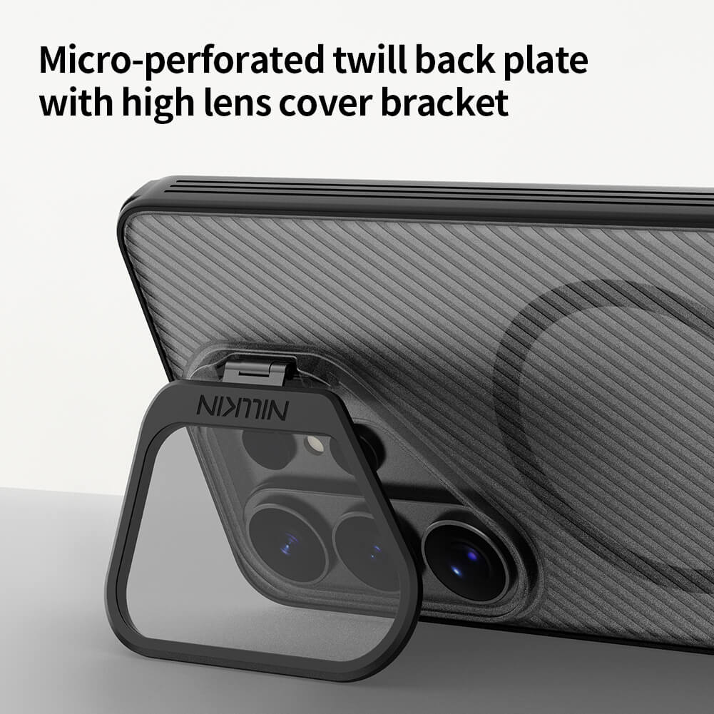 Чехол-крышка NILLKIN для Samsung Galaxy S26 Plus (Galaxy S26+) (серия Frosted shield Pro Transparent Black)